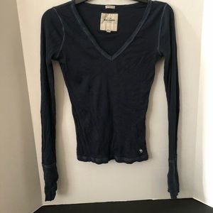 Navy blue Abercrombie and Fitch long sleeve